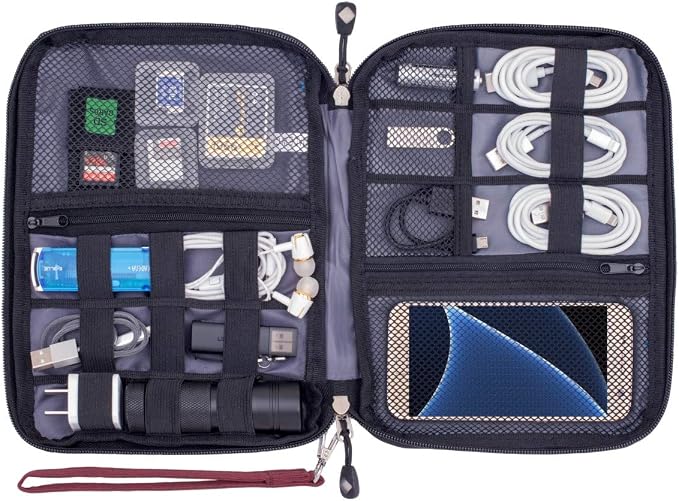 Travel Cable Organizer Bag Waterproof Portable Electronic Accessories Organizer - Image 2