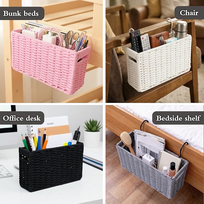 Cotton Rope Woven Bedside Caddy - Image 6