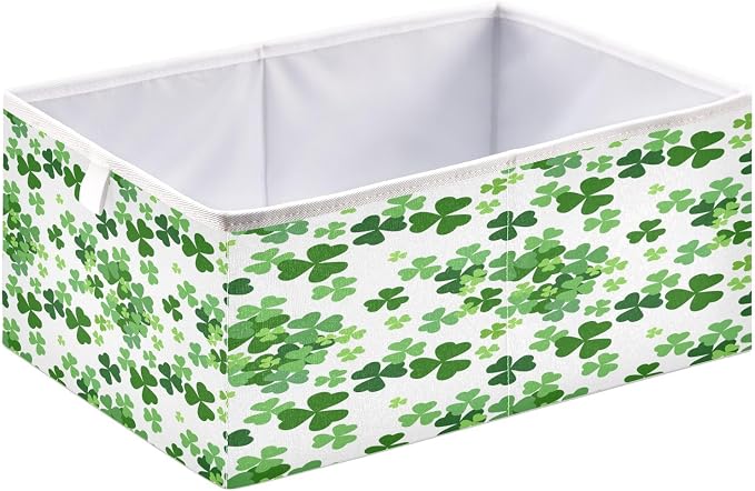 Lucky Clover Shamrocks Closet Organizers Storage Cubes Storage Bins Shelf by Unknown