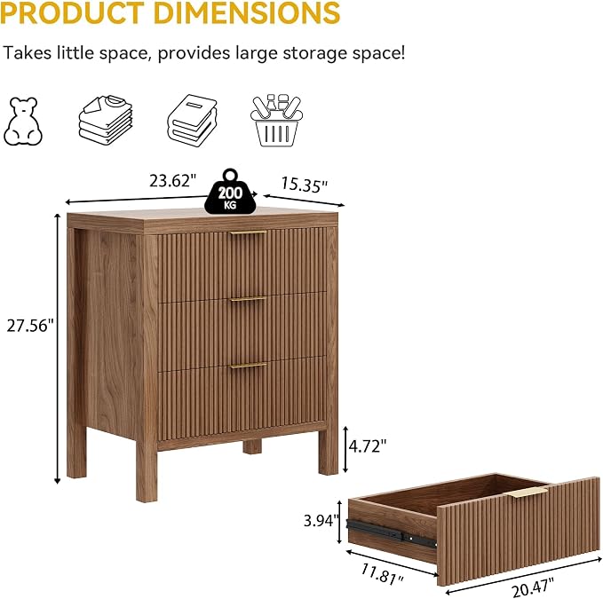 6 Drawer Dresser, Chest of Drawers Organizer - Image 2