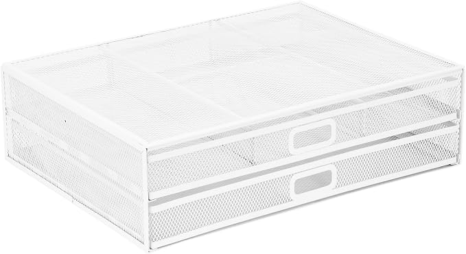 Mount-It! Mesh Computer Monitor Stand Riser Desk Organizer by Mount-It