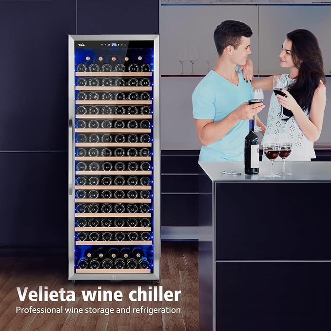 24 Inch Wine Cooler Refrigerator, 179 Bottles Professional Wine Cellars - Image 2