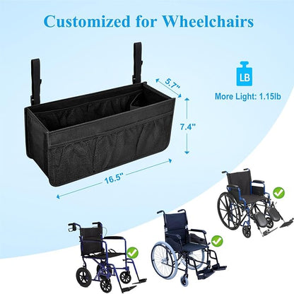 Dotday Wheelchair Backpack, Wheelchair Basket - Image 2