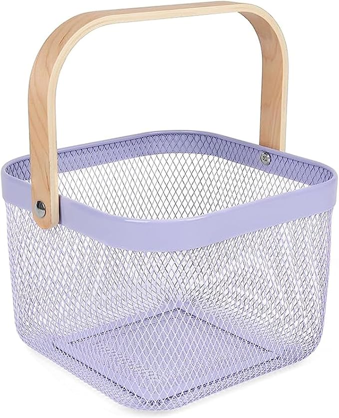 AJIODA Metal Mesh Wire Basket, Large Steel Basket by AJIODA