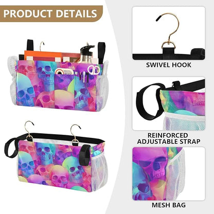 Gradient Multicolored Skulls Bedside Caddy - Image 5