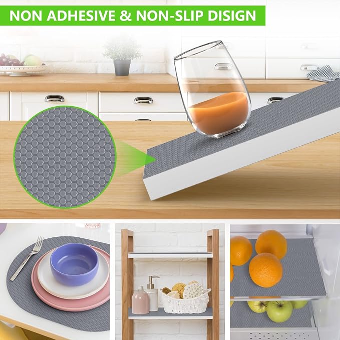 Shelf Liners for Kitchen Cabinets Non Adhesive Drawer Liner for Bathroom - Image 6