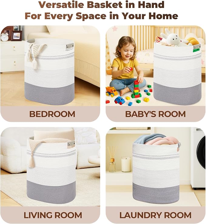 Laundry Basket with Handles - Image 3