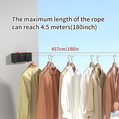 JOOM Retractable Clothesline Indoor Outdoor Clothes Line - Image 4