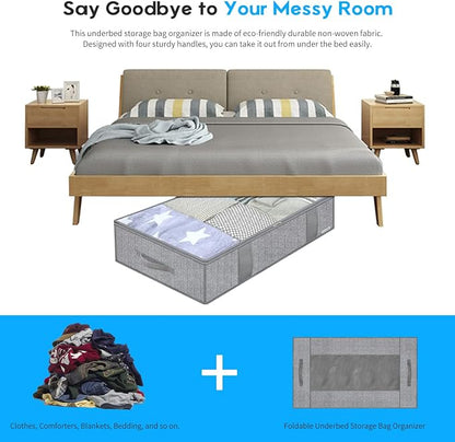 Onlyeasy Large Underbed Storage Bags Organizer Container - Image 6