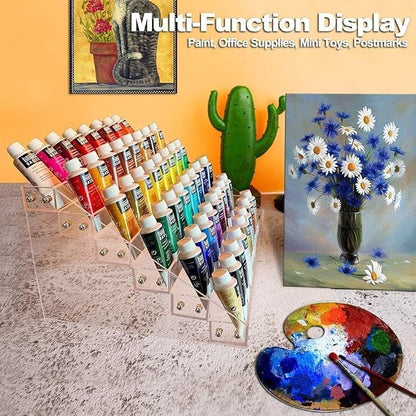 Kingtaily Organizer Rack Stand Holder Large Capacity Acrylic Clear 6 Layers - Image 7