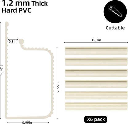 YECAYE 94.2 in Cable Management Under Desk, Easy Install Adhesive Mount Cord - Image 5