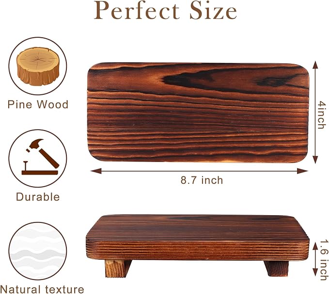 Small Brown Bathroom Decor Tray - Image 6