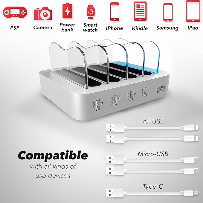 4 Port USB Charging Station - Image 2