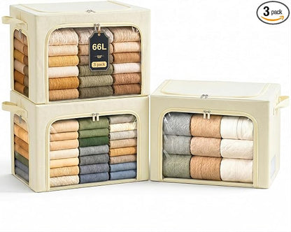 GoMaihe 3 Opening Clothes Storage Bins by GoMaihe