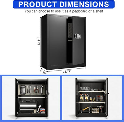 Marcree Digital Storage Cabinet, Metal Storage Locker - Image 3