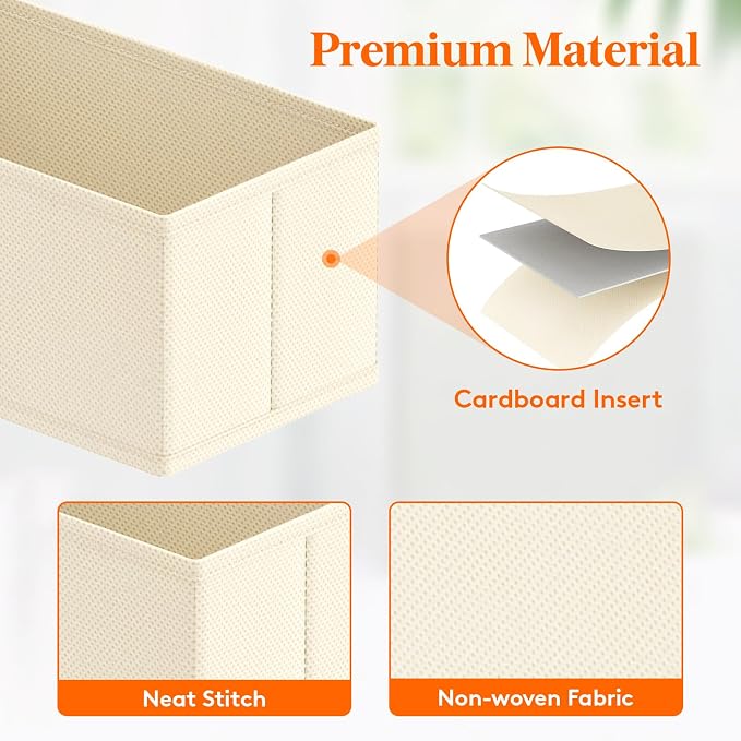 Lifewit 24 Pack Drawer Organizer, Dresser Underwear Drawer Organizer Bins - Image 5