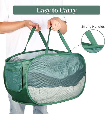 4 Pack Collapsible Laundry Baskets, Foldable Laundry Basket - Image 6