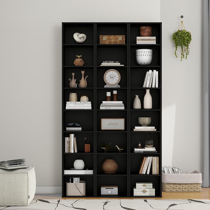 Panana 8 Tier Storage Shelf Bookcase, Slim Organizer Shelves Cabinet Tall - Image 4