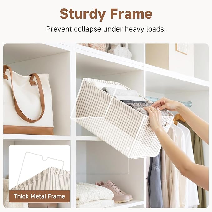 StorageWorks Narrow Storage Bins, Small Basket - Image 4