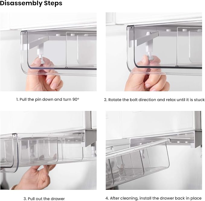 vacane Compact-depth Under Shelf Basket Organizer, Under Shelf Storage Drawer - Image 6