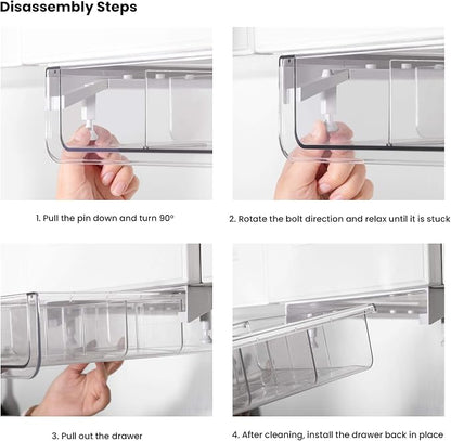 vacane Compact-depth Under Shelf Basket Organizer, Under Shelf Storage Drawer - Image 6