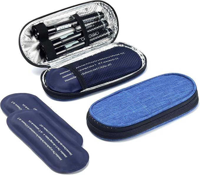 Insulin Cooler Travel Case, Medication Diabetic Cool Organizer Bag by GMOHOUD