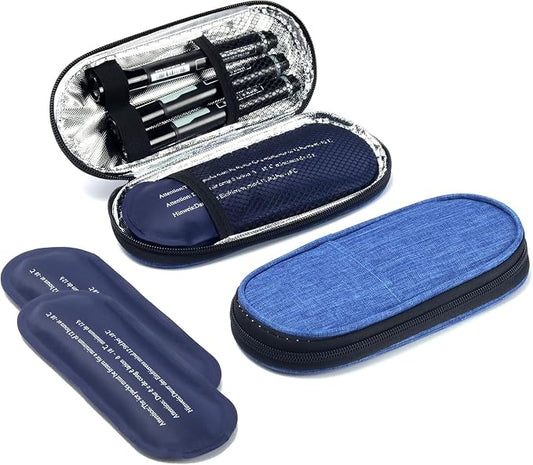 Insulin Cooler Travel Case, Medication Diabetic Cool Organizer Bag by GMOHOUD
