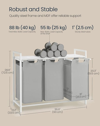 SONGMICS HOME Laundry Basket Sorter - Image 5