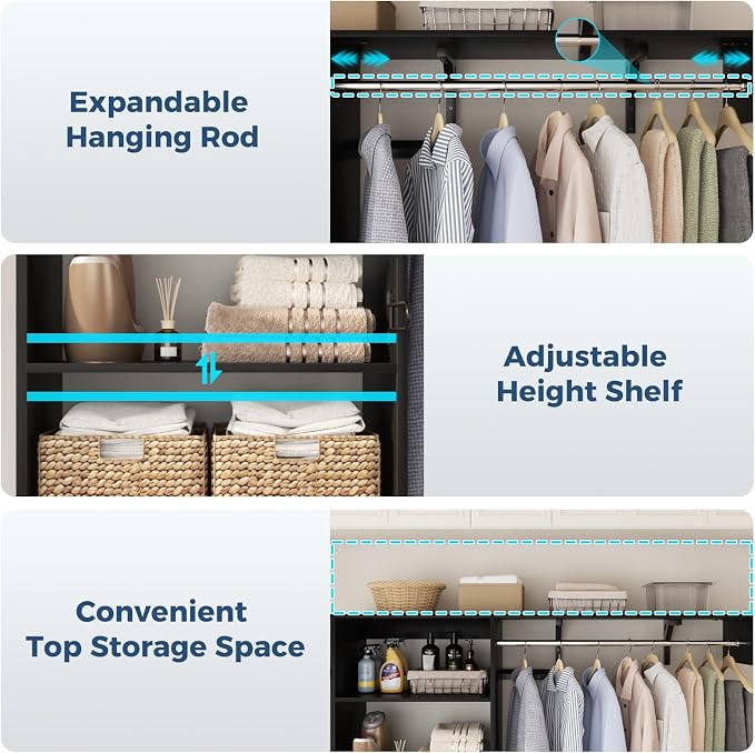 Armocity 60" Wall Mounted Laundry Room Organization - Image 6