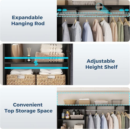 Armocity 60" Wall Mounted Laundry Room Organization - Image 6