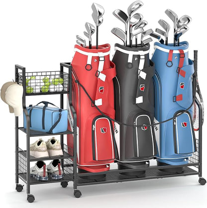 Golf Bag Storage Rack for Garage by DAOUTIME