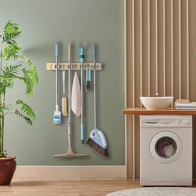 Mop and Broom Holder Wall Mount - Image 3