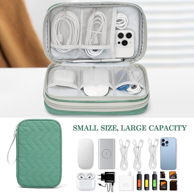 FYY Electronic Organizer, Large Travel Cable Organizer Bag Pouch Electronic - Image 6