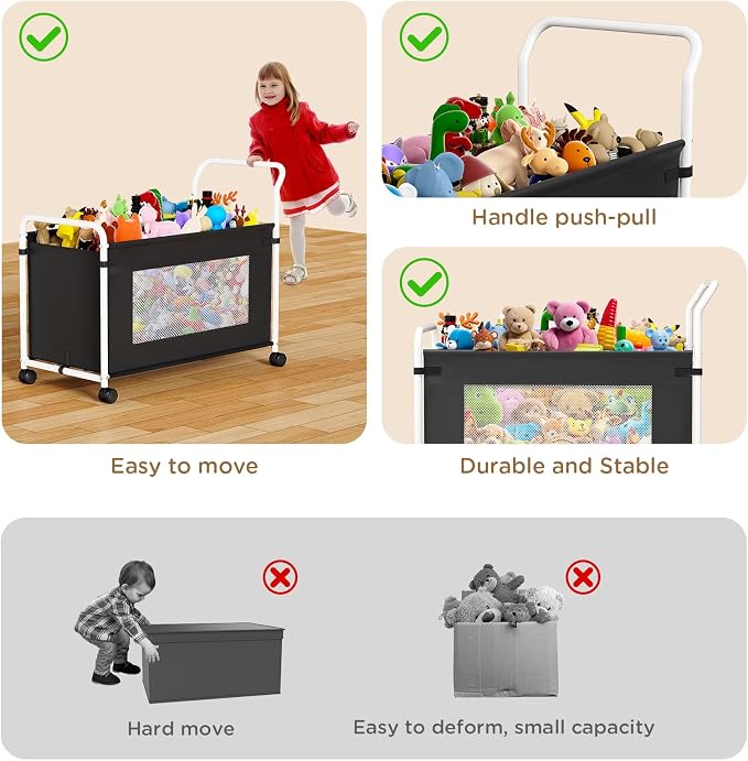 KEEGH Extra Large Toy Box for Kids - Image 5