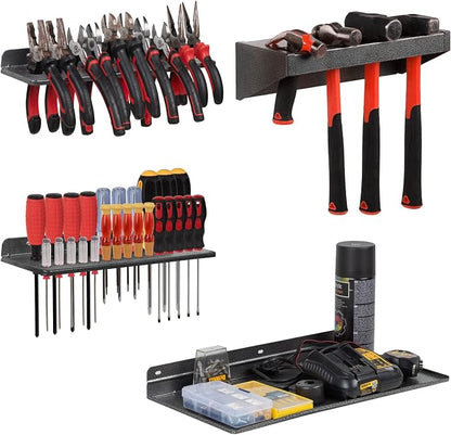 Screwdriver Organizer, Metal Plier Organizer Hammer Rack Screwdriver Holder by AHOWPD