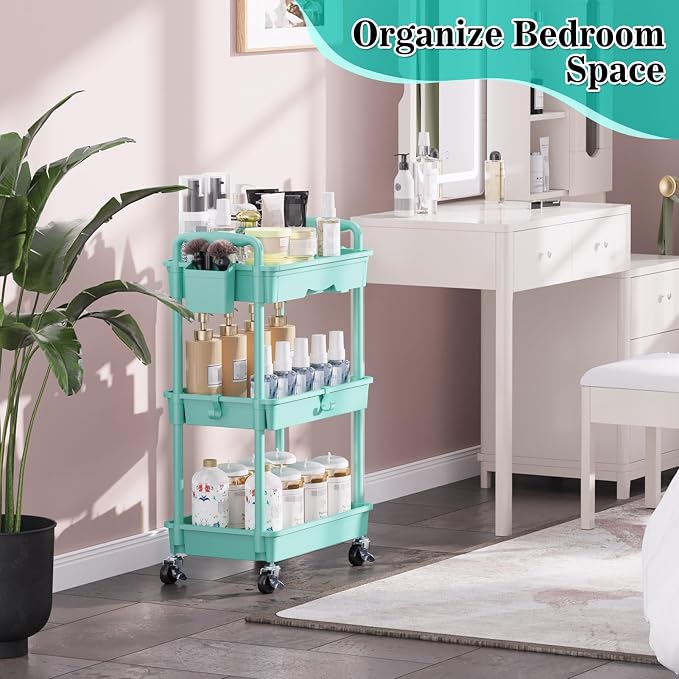 SUNALLY 3-Tier Rolling Cart - Image 7