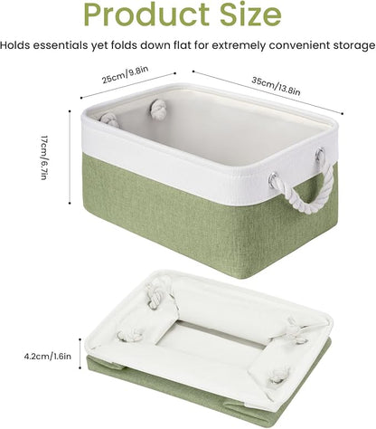 13.8x9.8x6.7 Inch Fabric Small Storage Bins - Image 4