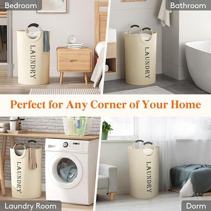 Lifewit 120L 2-Pack Large Laundry Basket, Collapsible Laundry Hamper - Image 7