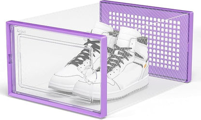 Kuject X-Large Shoe Storage Boxes 12 Pack, Entryway & Under-Bed Storage - Image 6