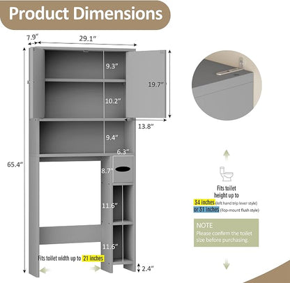 Farmhouse Storage Cabinet Over Toilet - Image 6