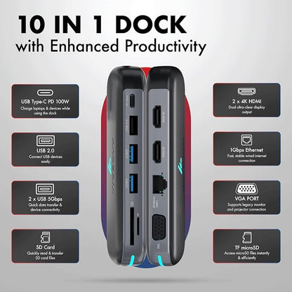 Type C 10 in 1 Wozoyo Docking Station - Image 4