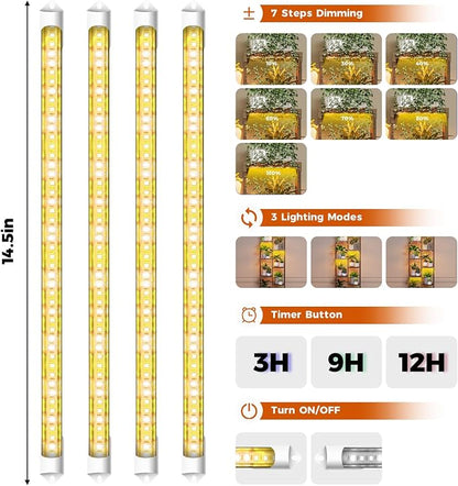 Bamworld Plant Stand with Grow Lights - Image 4