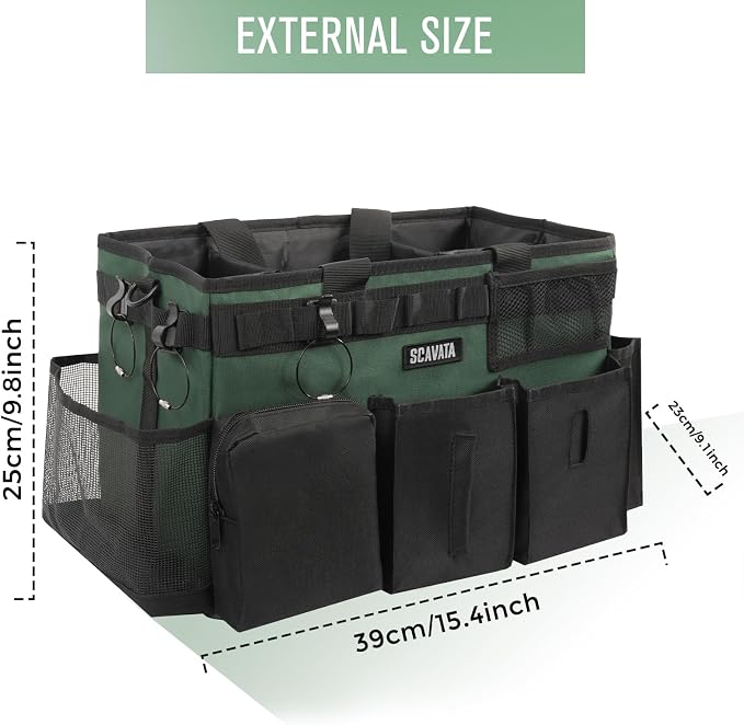 SCAVATA Wearable Cleaning Caddy Bag, Cleaning Caddy Supplies Organizer - Image 5