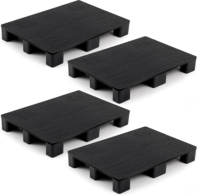 1 Pcs Plastic Pallet for Basement Storage Easy Stack Lightweight Floor Pallet by Vercraft