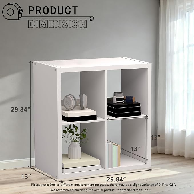 CTESNE【2026 Thick Border Wood】 Cube Storage Organizer Bookcase - Image 3