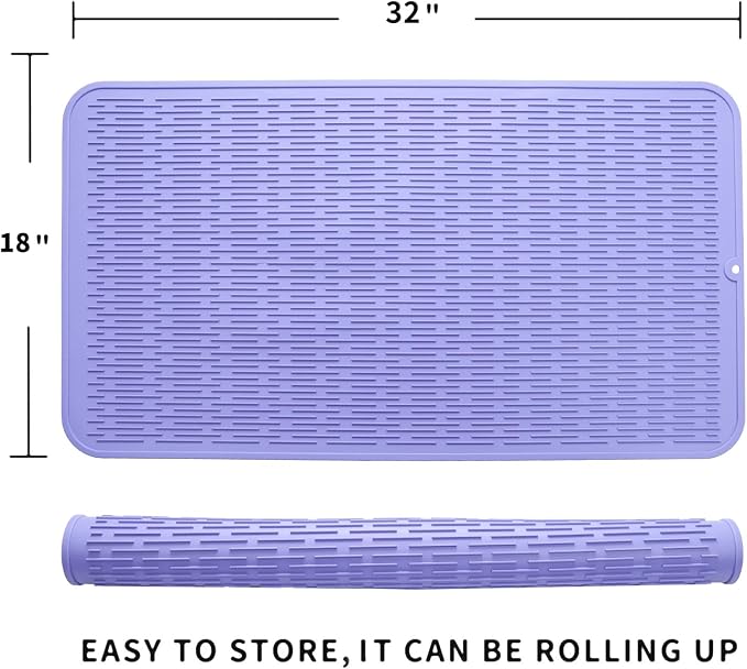 Silicone Dish Drying Mat for Multiple Usage, Easy clean, Eco-friendly, - Image 2