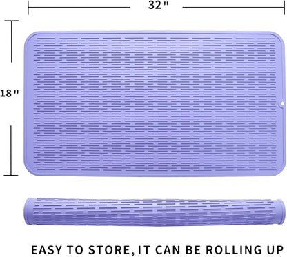 Silicone Dish Drying Mat for Multiple Usage, Easy clean, Eco-friendly, - Image 2