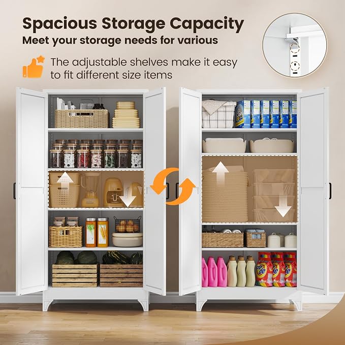 Yizosh Metal Storage Cabinet - Image 5