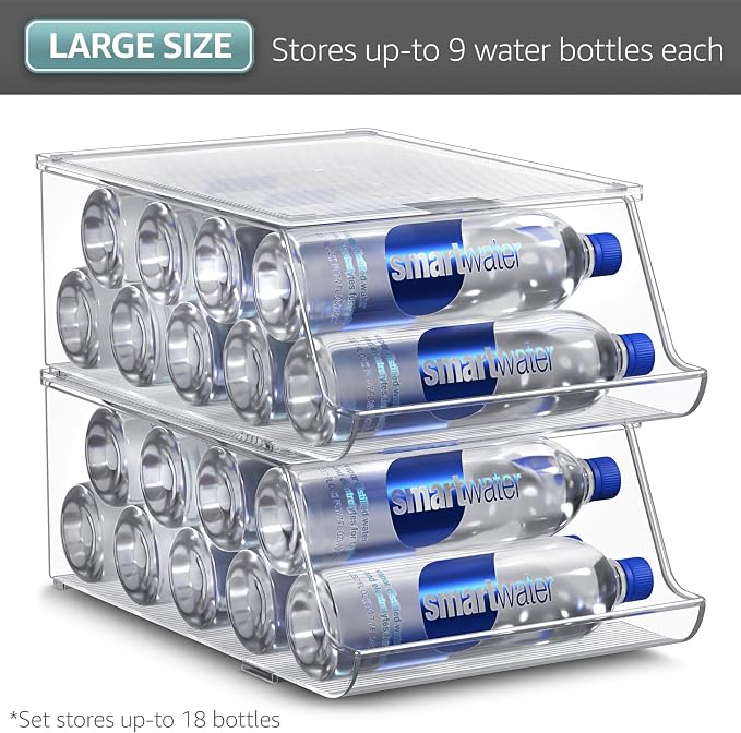 Sorbus Water Bottle Organizer for Fridge - Image 7