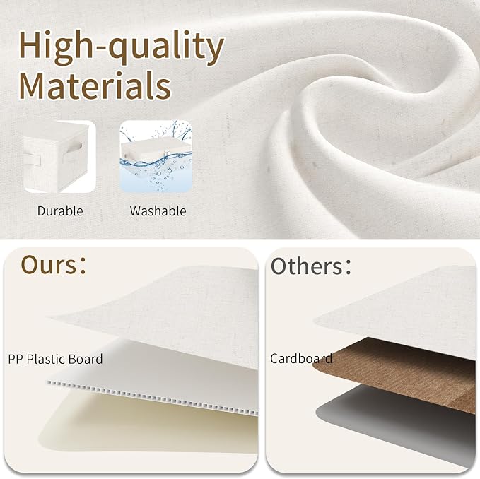 Underbed Storage Box with Lid, Foldable Clothes Organizers, Home Organising - Image 4